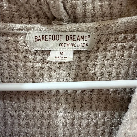 Barefoot Dreams CozyChic Lite Coastal Waffle Knit Open Front Cardigan - Picture 2 of 3